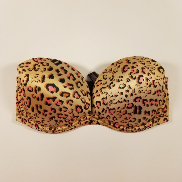 Victoria's Secret Other - Victoria's Secret Strapless Animal Print Bra 34D